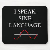 Sine Language Mousepad (Vorne)