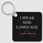 Sine Language Schlüsselanhänger (Vorderseite)