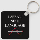 Sine Language Schlüsselanhänger (Rückseite)