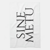 Sine Metu - ohne Angst Geschirrtuch (Vertikal)