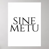Sine Metu - ohne Angst Poster (Vorne)