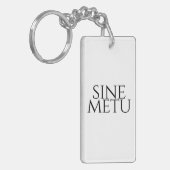 Sine Metu - ohne Angst Schlüsselanhänger (Vorderseite links)