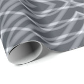 Sine Wave Puls Signal Modernes Abstraktes Kunstdes Geschenkpapier (Rolleneckpunkt)