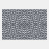 Sine Wave Puls Signal Modernes Abstraktes Kunstdes Geschenkpapier Set (Vorderseite 3)