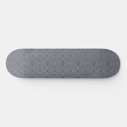 Sine Wave Puls Signal Modernes Abstraktes Kunstdes Skateboard (Horizontal)