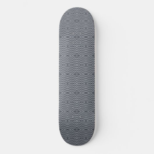 Sine Wave Puls Signal Modernes Abstraktes Kunstdes Skateboard (Vorderseite)