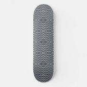 Sine Wave Puls Signal Modernes Abstraktes Kunstdes Skateboard (Vorderseite)