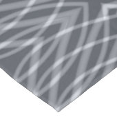 Sine Wave Puls Signal Modernes Abstraktes Kunstdes Tischdecke (Schrägansicht)