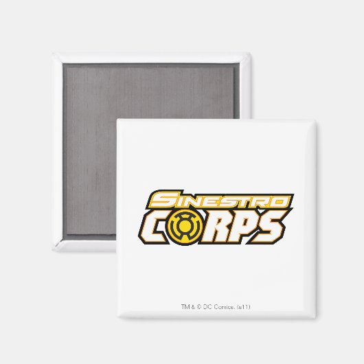 Sinestro Corps Magnet (Vorderseite/Rückseite)