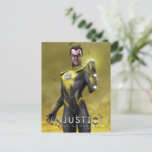 Sinestro Postkarte (Stehend Vorderseite)