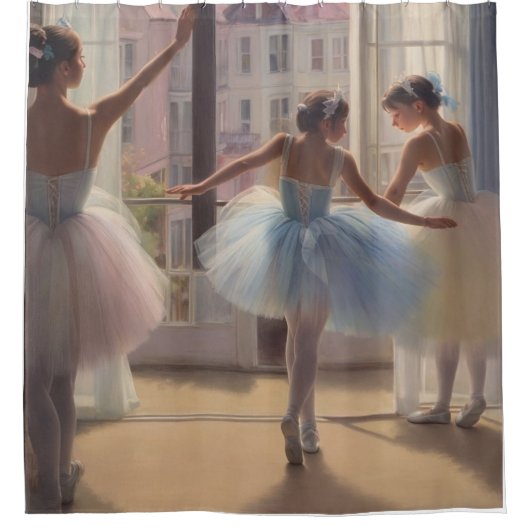 Sinfonía de bailarinas duschvorhang (Vorderseite)