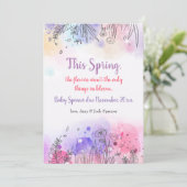 Sinfonie der Farbschwangerschaft Ankündigung (Stehend Vorderseite)