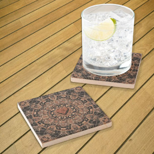 Sinfonie der Liebe auf Wabenklamotten Steinuntersetzer