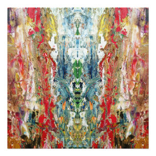 Sinfonie des Chaos - Palette Abstrakter Real Artis Fotodruck