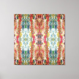 Sinfonie des Chaos - Palette Abstrakter Real Artis Leinwanddruck