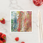 Sinfonie des Chaos - Palette Abstrakter Real Artis Serviette (Beispiel)