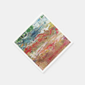 Sinfonie des Chaos - Palette Abstrakter Real Artis Serviette (Ecke)