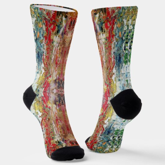 Sinfonie des Chaos - Palette Abstrakter Real Artis Socken (Gewinkelt)