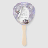 Sinfonie drehen mit Perlmuttmutter Fächer (Rückseite)