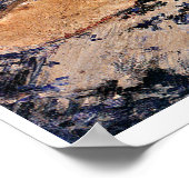 Sinfonie in Weiß von Pfeifen-Poster Poster (Ecke)