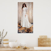 Sinfonie in Weiß von Pfeifen-Poster Poster (Küche)