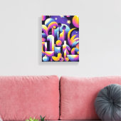 Sinfonie Leinwanddruck (Insitu (Wohnzimmer))