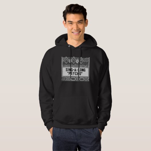 Sing-A-Long Psycho Movie Marquis - B&W Hoodie (Vorne ganz)