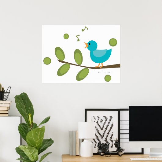 Sing-a-Song Bird Poster (Heimbüro)