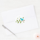 Sing a Song Bird Runder Aufkleber (Umschlag)