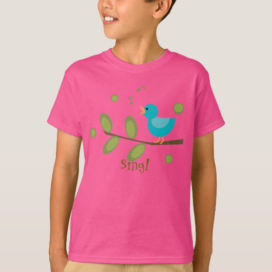 Sing a Song Bird T-Shirt (Vorderseite)
