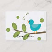 Sing-a-Song Bird Visitenkarte (Rückseite)