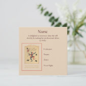 Sing a Song of Sixpence Announcement Ankündigung (Stehend Vorderseite)