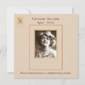 Sing a Song of Sixpence Announcement Ankündigung (Rückseite)