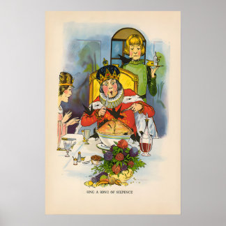 Sing A Song of Sixpence - Kinderreimposter Poster