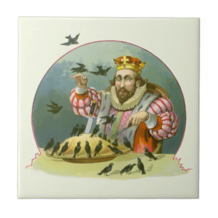 Sing a Song of Sixpence, Vintage Kinderreim Fliese