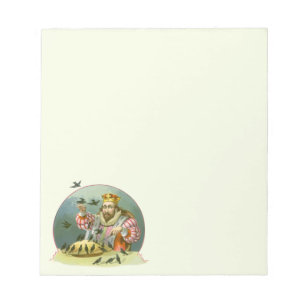 Sing a Song of Sixpence, Vintage Kinderreim Notizblock