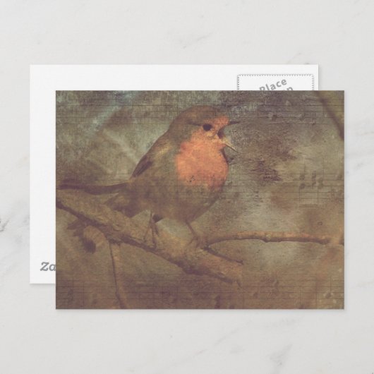 Sing a Song Postkarte (Vorne/Hinten)