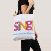 Sing-Boston Skyline Chorus Tasche Canvas Bag (Von Nahem)