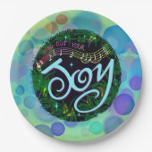 Sing deine Freude aus! Pappteller (Vorderseite)