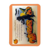 Sing ein Halloween-Lied Vintage Magnet (Vertikal)