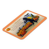 Sing ein Halloween-Lied Vintage Magnet (Linke Seite)