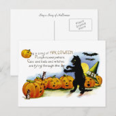 Sing ein Lied von Halloween Postkarte (Vorne/Hinten)