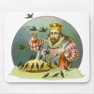 Sing ein Lied von Sixpence, Vintage-Kinderreim Mousepad