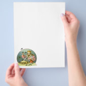 Sing ein Lied von Sixpence, Vintages Kinderzimmer  Flyer (Hand)