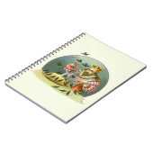 Sing ein Lied von Sixpence, Vintages Kinderzimmer Notizblock (Linke Seite)