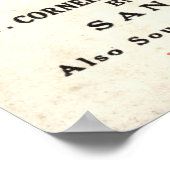 Sing Fat Chinatown San Francisco 1915 Vintag Poster (Ecke)