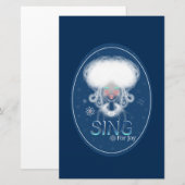 Sing für Freude Briefpapier (Vorne/Hinten)