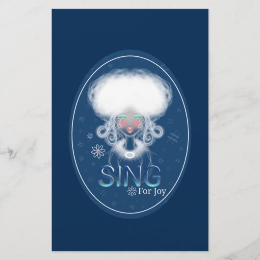 Sing für Freude Briefpapier (Vorderseite)