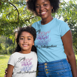 SING HALLELUJAH MIT ANTIZIPIERTER KREUZUNG T-Shirt