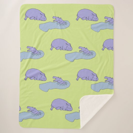 Sing Hippopotamusdecke Sherpadecke (Vorderseite)